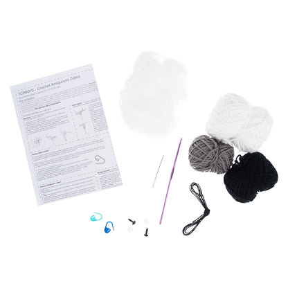 Crochet Kit: Amigurumi: Zebra