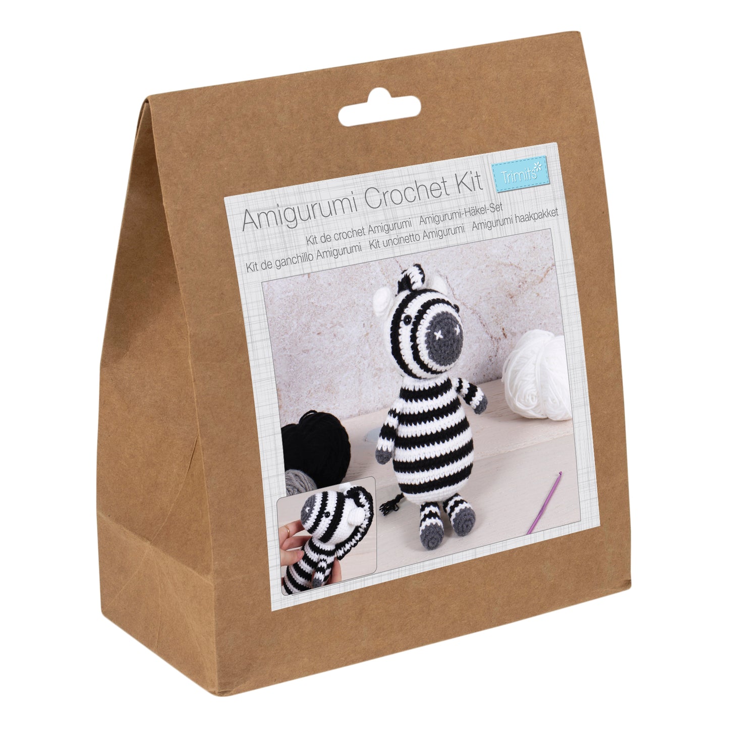 Crochet Kit: Amigurumi: Zebra