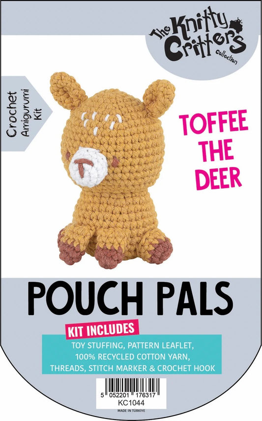 Knitty Critters - Pouch Pals 3 - Toffee the Deer