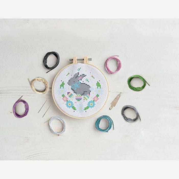 Cross Stitch Kit - Spring Bunny