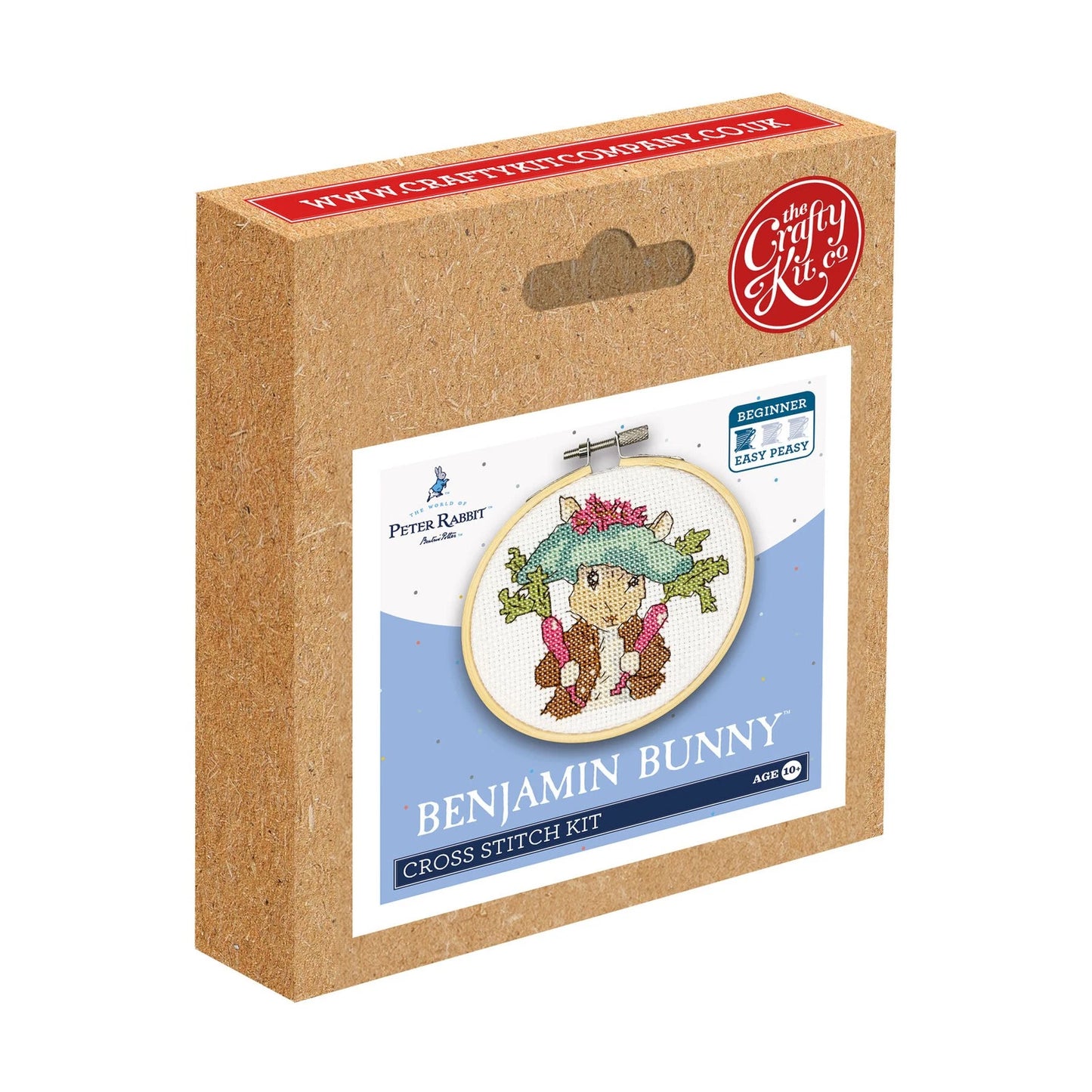 Beatrix Potter - Benjamin Bunny Mini Cross Stitch Kit