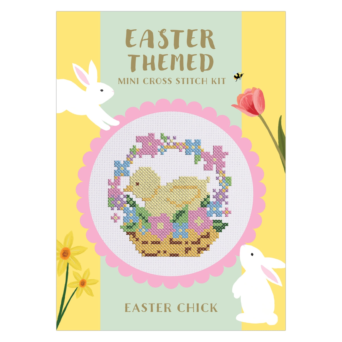 Sew & So On Mini Cross Stitch Kits, 12 Mini Easter Designs