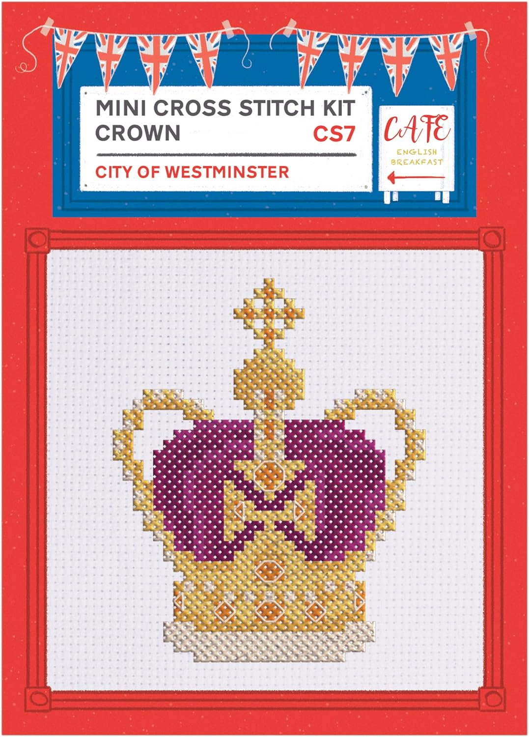 Sew & So On Mini Cross Stitch Kits, 12 Mini London Designs