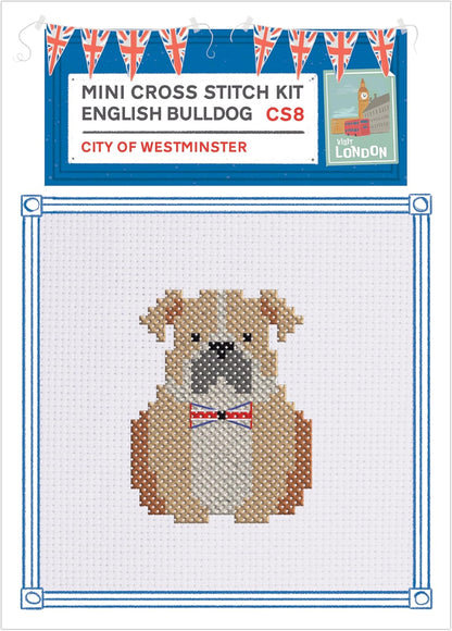 Sew & So On Mini Cross Stitch Kits, 12 Mini London Designs