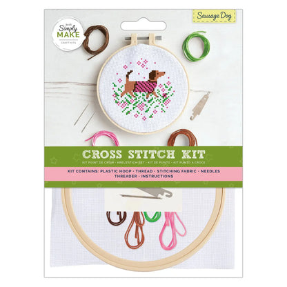 Cross Stitch Kit - Sausage Dog