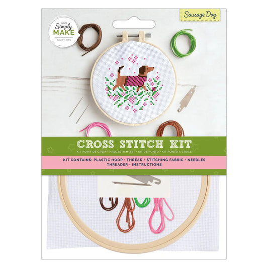 Cross Stitch Kit - Sausage Dog
