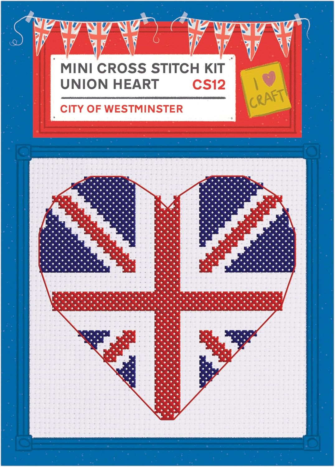 Sew & So On Mini Cross Stitch Kits, 12 Mini London Designs