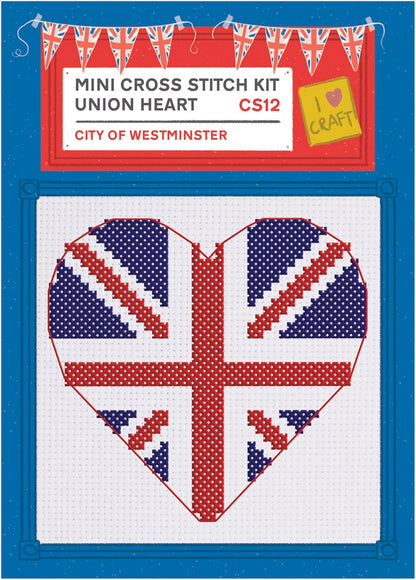 Sew & So On Mini Cross Stitch Kits, 12 Mini London Designs