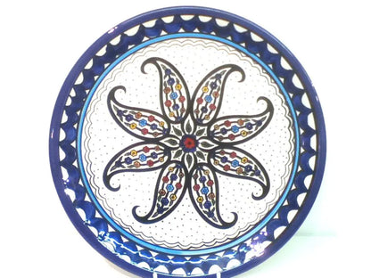 Handmade Palestinian Ceramic Plate
