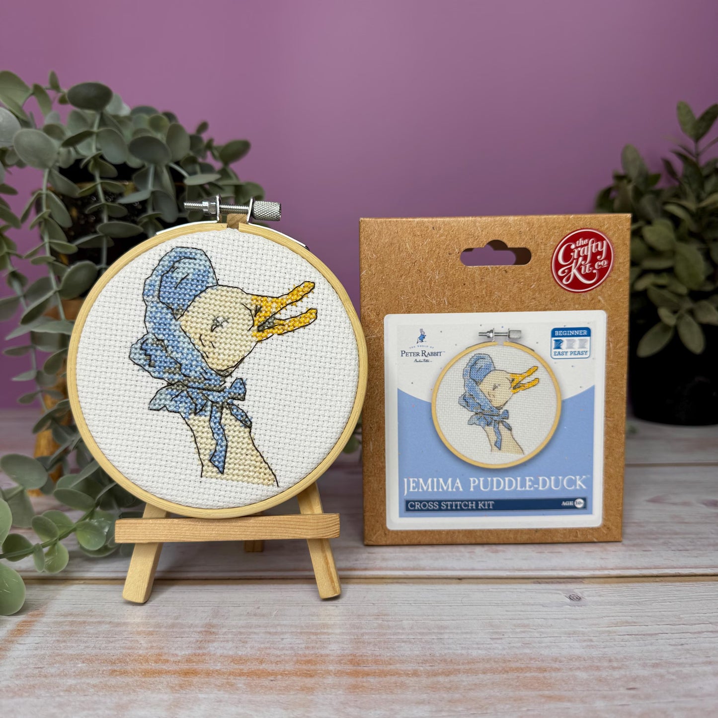 Beatrix Potter - Jemima Puddle-duck Mini Cross Stitch Kit