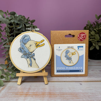 Beatrix Potter - Jemima Puddle-duck Mini Cross Stitch Kit