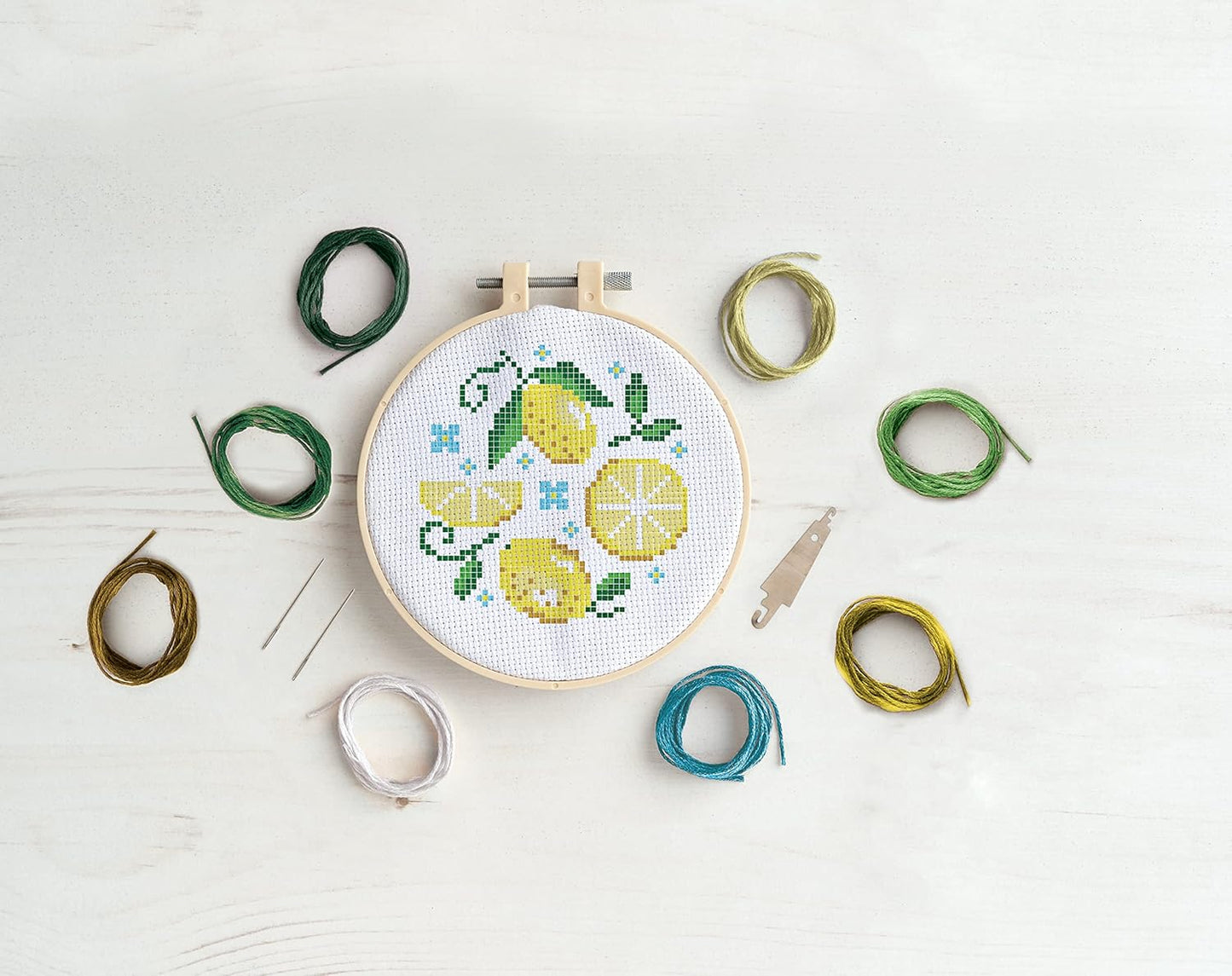 Cross Stitch Kit - Lemons