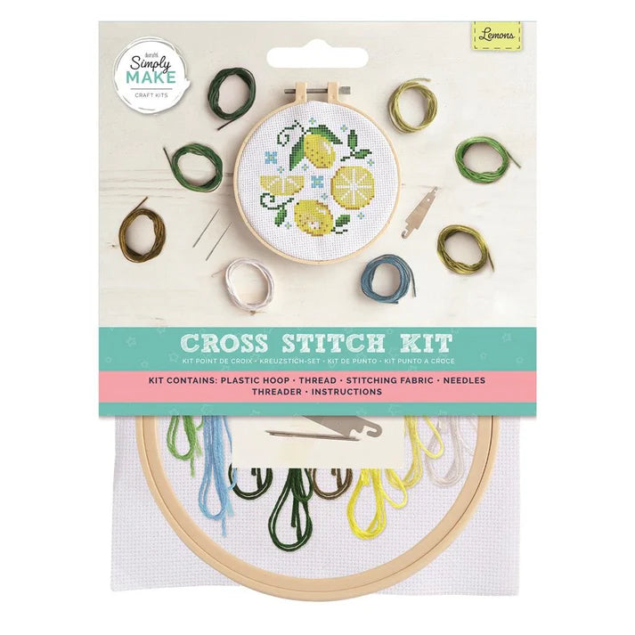 Cross Stitch Kit - Lemons
