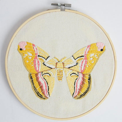Embroidery Sewing Craft Kit Beautiful Moth