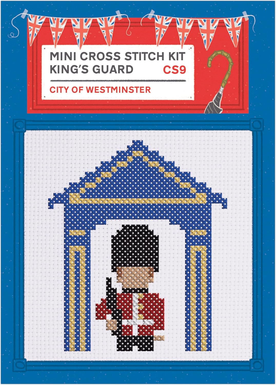Sew & So On Mini Cross Stitch Kits, 12 Mini London Designs