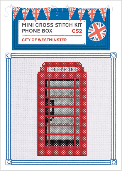Sew & So On Mini Cross Stitch Kits, 12 Mini London Designs