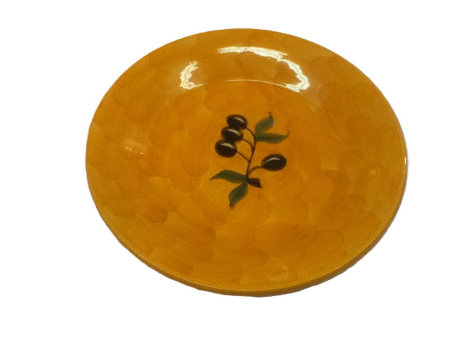 Handmade Ceramic Spanish Plate - Olive Design