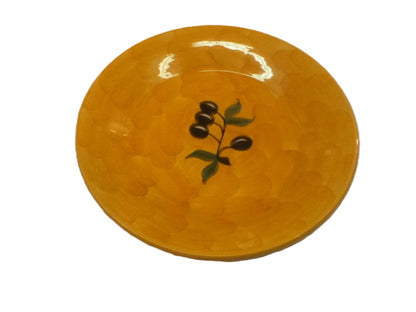 Handmade Ceramic Spanish Plate - Olive Design