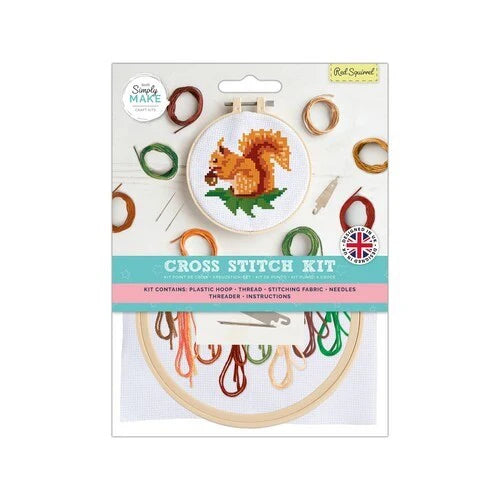 Cross Stitch Kit - Red Squirrel