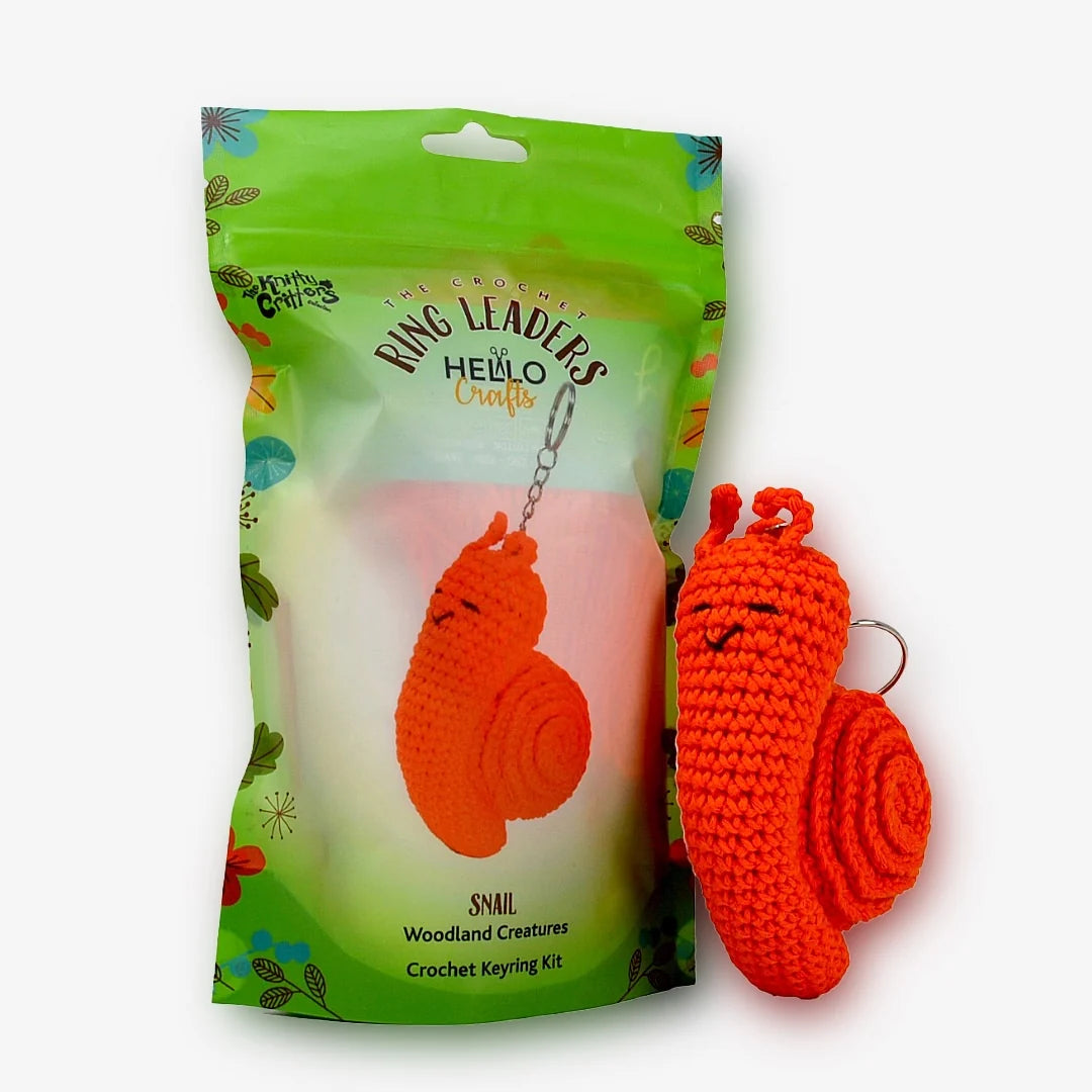 Ringleaders Keyring Crochet Kit - Woodland - Snail