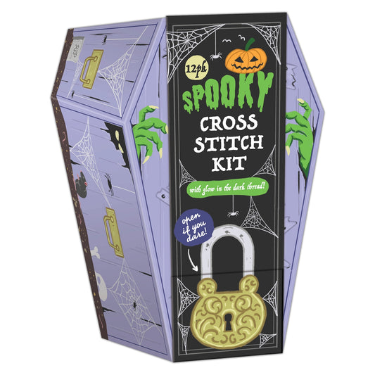 Cross Stitch, 12 Spooky Mini Designs, Embroidery