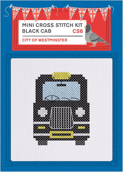 Sew & So On Mini Cross Stitch Kits, 12 Mini London Designs
