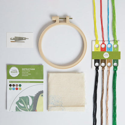 Embroidery By Numbers Toucan Craft Stitch Kit
