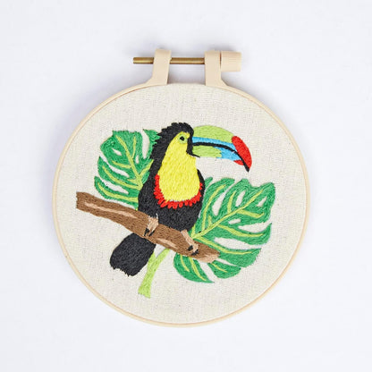 Embroidery By Numbers Toucan Craft Stitch Kit