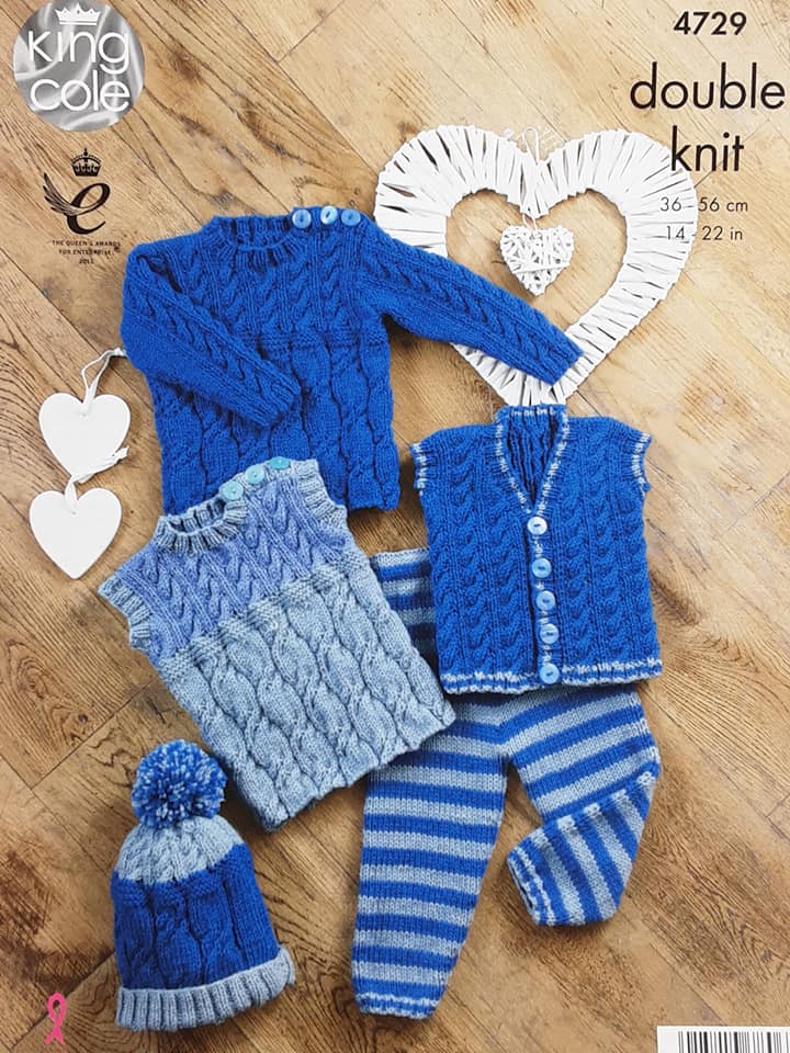 Baby Set Knitted with Comfort DK
