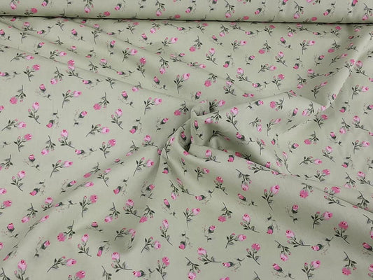 Roses & Hubble Cotton- Green