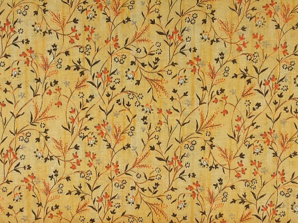 Yellow & Orange Flower Pattern