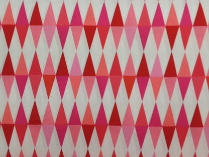 Pink and White Triangles