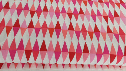 Pink and White Triangles
