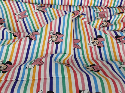 Little Johnny - Disney Rainbow Stripe Minnie