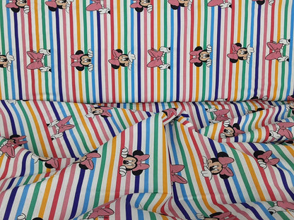 Little Johnny - Disney Rainbow Stripe Minnie