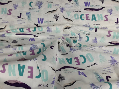 LOVE YOUR WORLD  Oceans– COTTON PRINTS