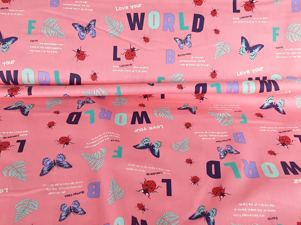 LOVE YOUR WORLD – COTTON PRINTS