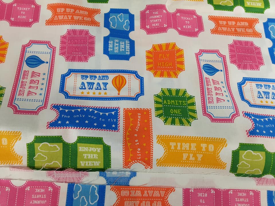 Ticket to Ride- Cotton Prints