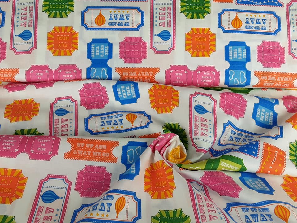 Ticket to Ride- Cotton Prints