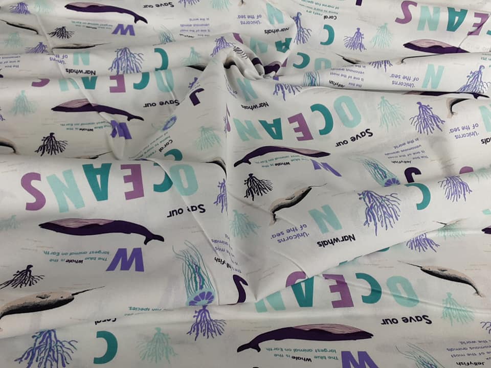 LOVE YOUR WORLD  Oceans– COTTON PRINTS