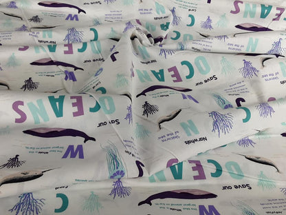 LOVE YOUR WORLD  Oceans– COTTON PRINTS