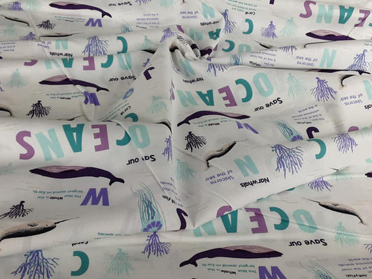 LOVE YOUR WORLD  Oceans– COTTON PRINTS