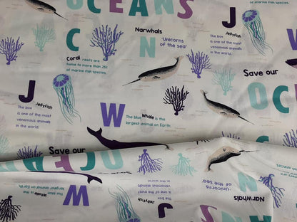 LOVE YOUR WORLD  Oceans– COTTON PRINTS