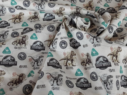 Little Johnny - Jurassic World Badge Cotton
