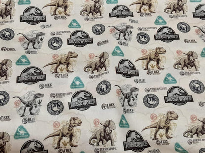Little Johnny - Jurassic World Badge Cotton