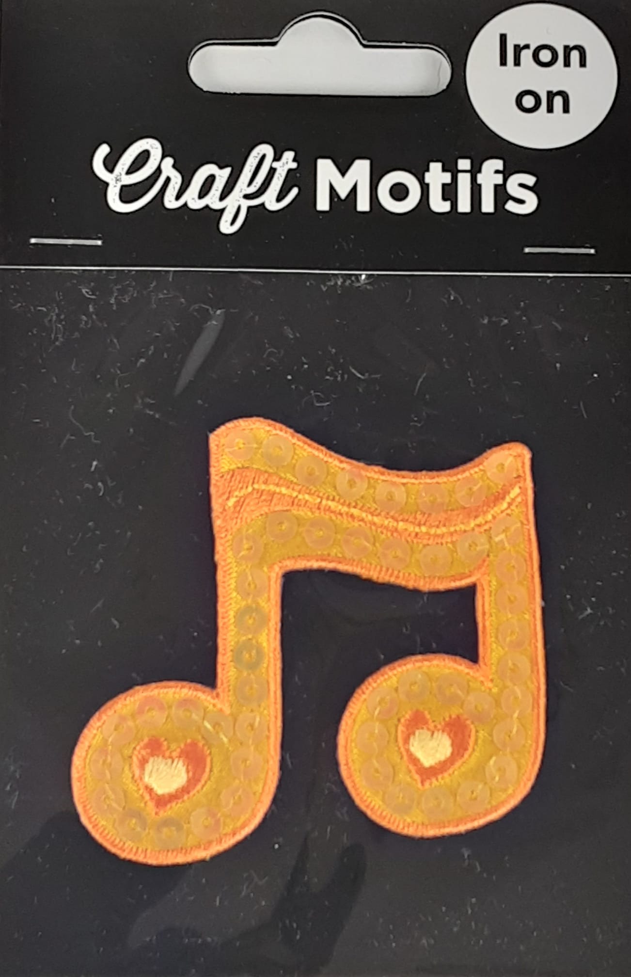 Motif: Music Notes: Large format card