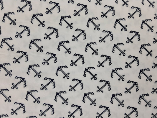 Cotton Poplin/ Anchor