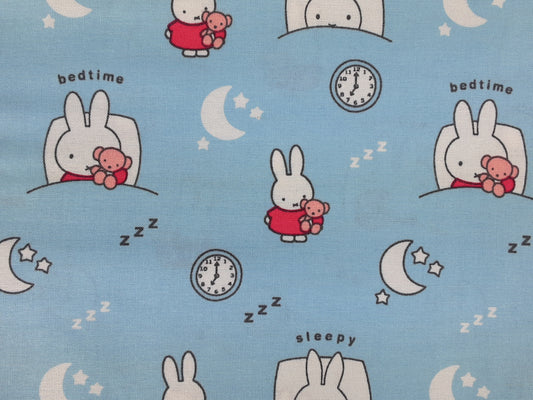 MIFFY – BEDTIME – COTTON PRINTS / sleepy blue