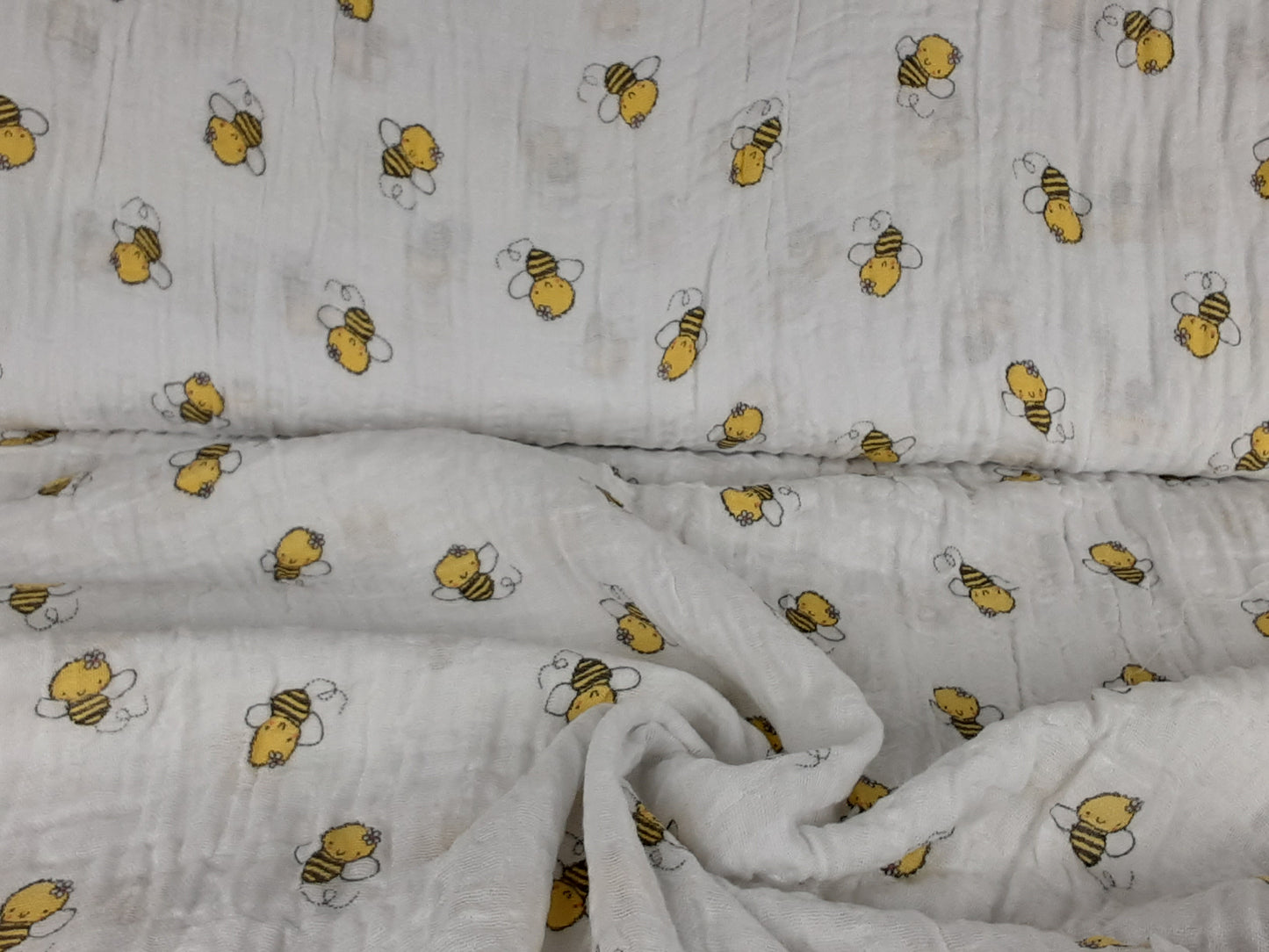 BEE – PRINTED COTTON MUSLIN