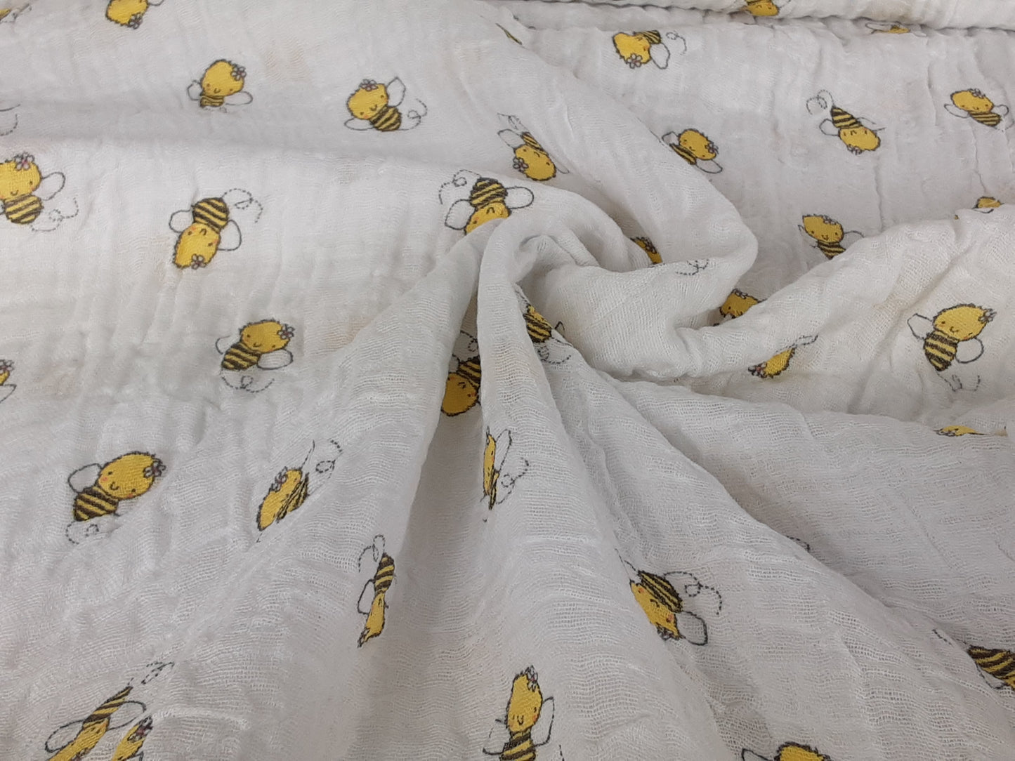 BEE – PRINTED COTTON MUSLIN